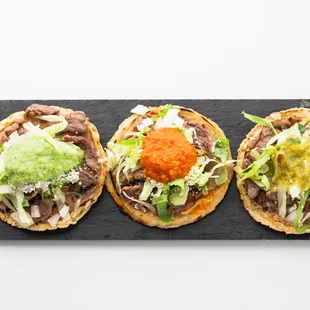 three different types of food