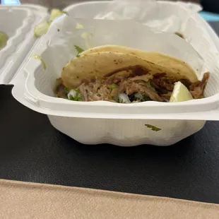 Carnitas taco