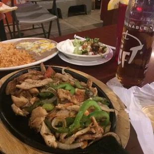 Chicken fajitas. Best chicken fajitas anywhere.