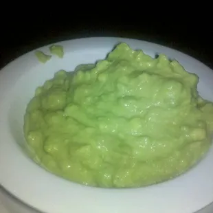 guacamole with milk thickener