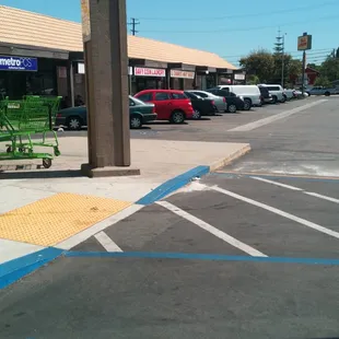 In the same lot as Dollar General.