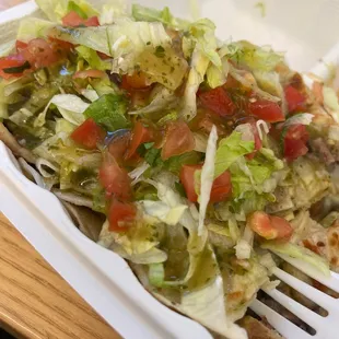 Lengua Super Quesadilla with Meat: Lengua