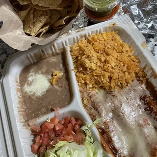 2 Enchiladas Combination