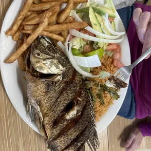 Mojarra frita (Tilapia)
