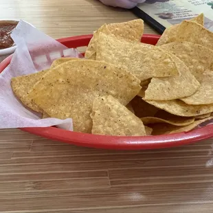 Free chips and salsa
