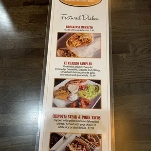 ramen and noodles, menu