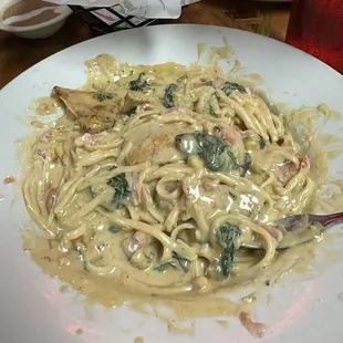 Chipotle pasta with chicken