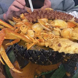 Sea Food Molcajete