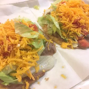 Bean &amp; cheese chalupas..