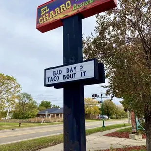 a sign for a mexican restaurant