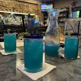 Honolulu blue margaritas