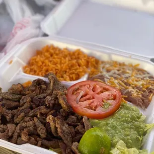 Carne Asada Plate