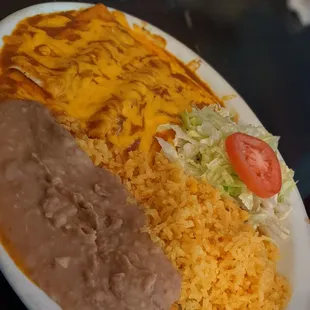 Cheese enchiladas