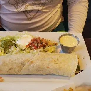 Fajita burrito