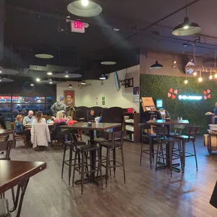 Inside of restaurant from the bar