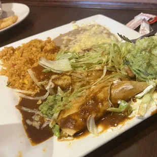 Chicken enchiladas  3 Enchiladas Suizas