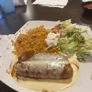 Pork Chimichanga