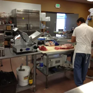 Fresh meat, clean digs