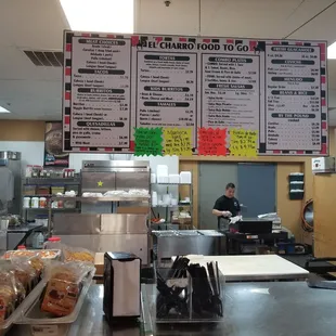 Long view showing kitchen