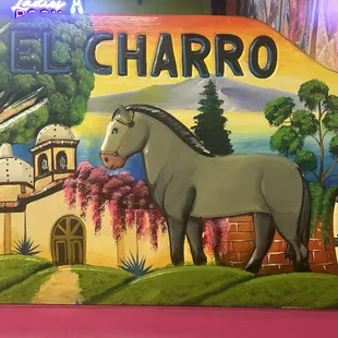 Inside- Back of booth seat