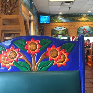 Colorful seating!