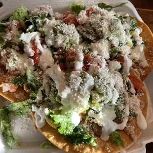 Chicken Tostada.