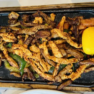 Sizzling fajitas
