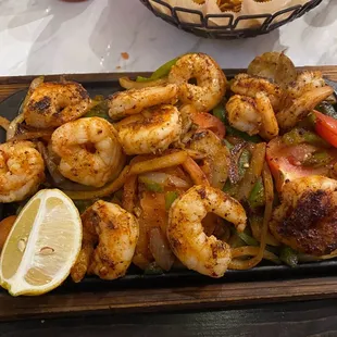 Shrimp Fajitas