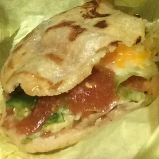 Gordita de carne asada