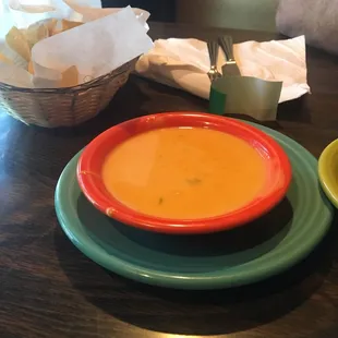Good queso and guacamole!