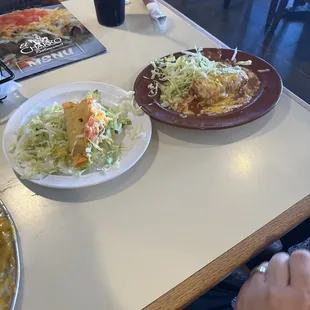 Tamale and taco