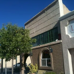 outside