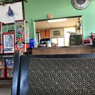 the interior of a restaurant