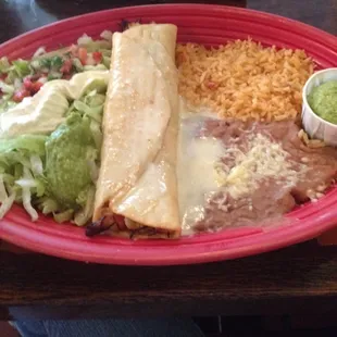 Chicken chimichanga
