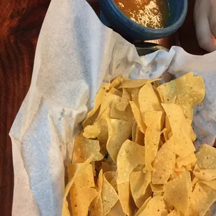tortilla and chips