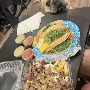 Carne Asada Fries Carnitas Taco