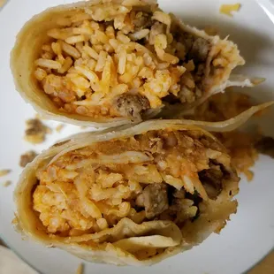 Steak burrito? Haha what a joke!!