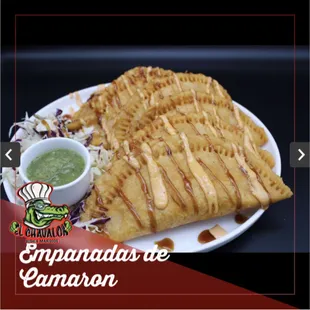 Empanadas de camarón