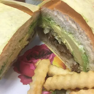 Asada torta with papas.