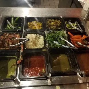 Salsa bar