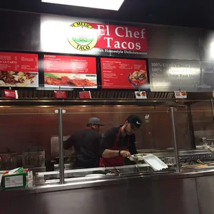 Freshly made in front of you.