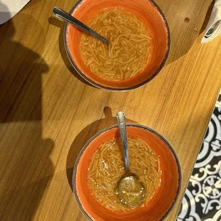 Soup. Meh. We both only had a couple spoonfuls.