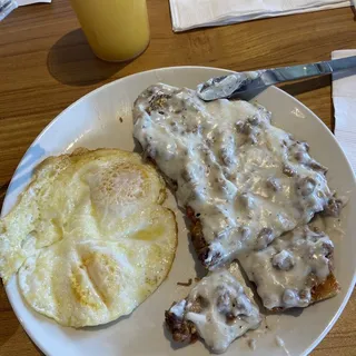 Chicken Fried Steak & Eggs