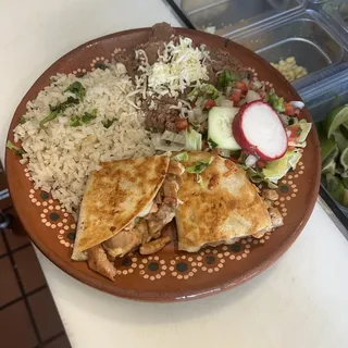 Quesadilla Lunch Special