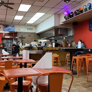 the interior of a restaurant