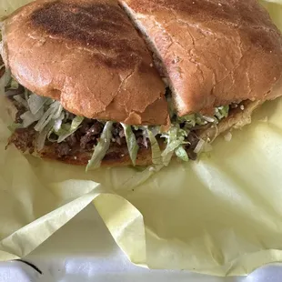 Carne Asada Torta...YUMMY &amp; HUGE!!