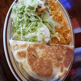 Beef Mushroom Quesadilla