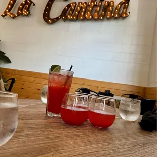 Strawberry Mimosa &amp; strawberry Agua Fresca