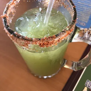 Pepino y limon agua fresca