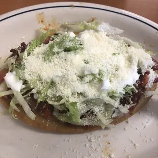 Huarache de al pastor